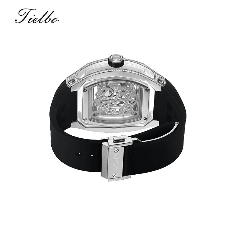 Tiebo Zircon Bezel crystal automatic watch TS831B