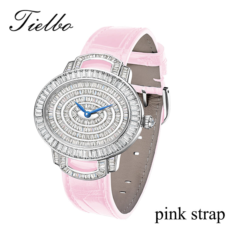 TIELBO TC813L Vienna Swiss Quartz Movement Dazzling Jewellery Wrist Watches Watch For Women