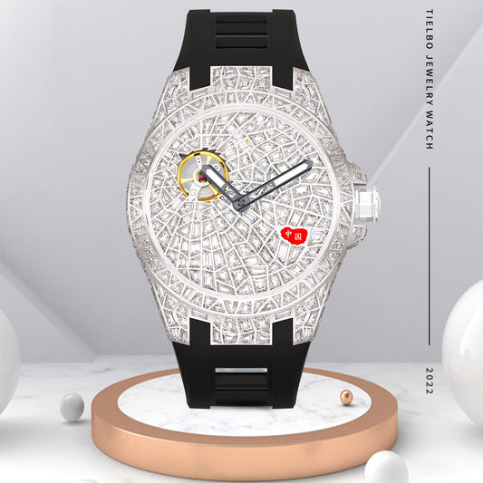 TIELBO Automatic Mechanical Movement Men’s Watches Luxury Crystal TC835M